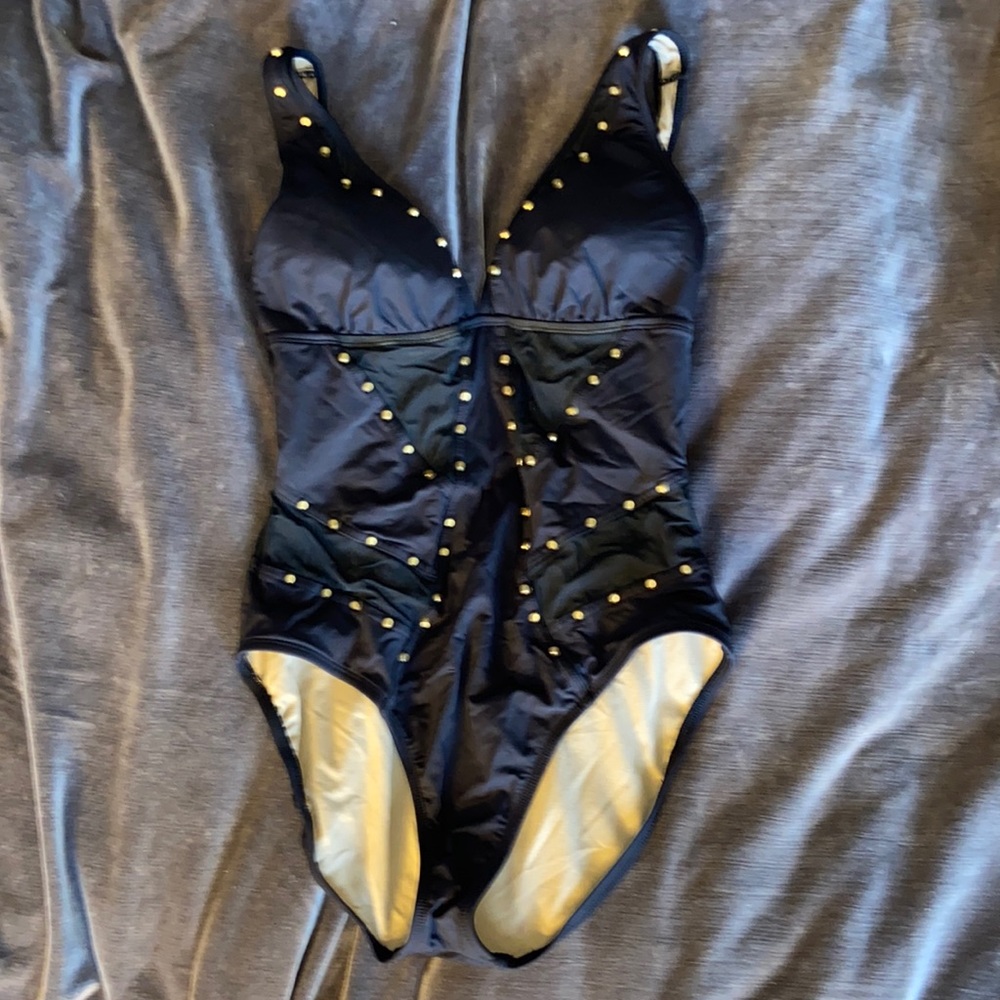 Kenneth Cole Sexy, gold studded, Swimsuit